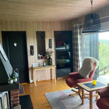 Cabin In The Mountain, Outstanding View & Solar Energy Vollen Eksteriør billede