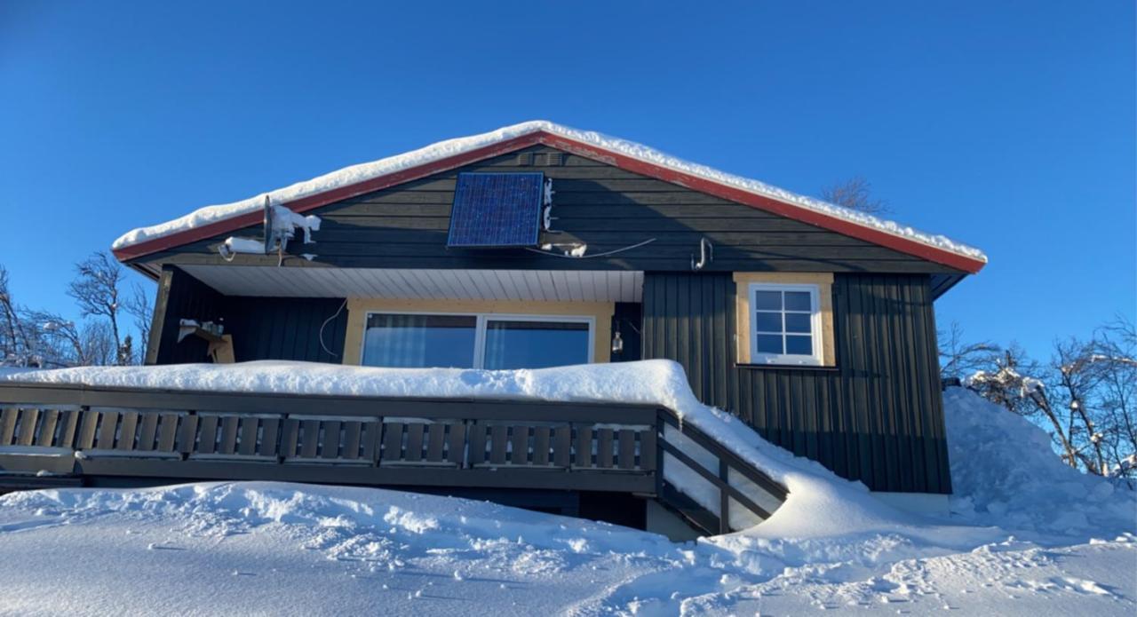 Cabin In The Mountain, Outstanding View & Solar Energy Vollen Eksteriør billede