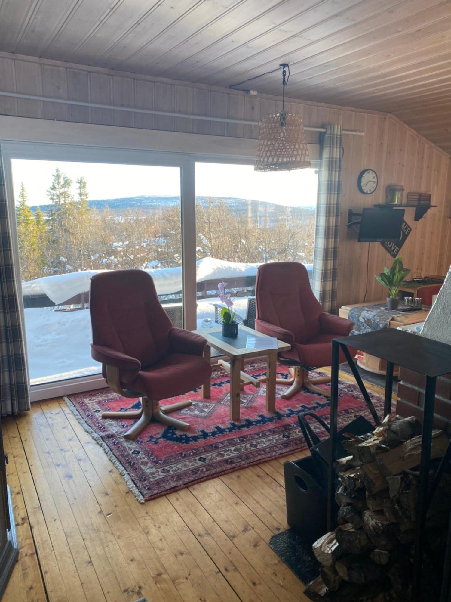 Cabin In The Mountain, Outstanding View & Solar Energy Vollen Eksteriør billede